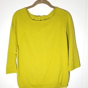 Boden Everyday Button Back Sweater Cotton/Cashmere